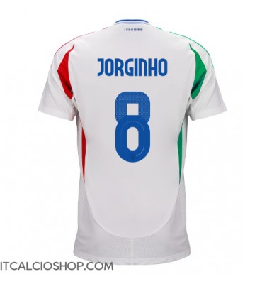 Italia Jorginho Frello #8 Seconda Maglia Europei 2024 Manica Corta